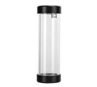 Bewinner Réservoir d'eau D'ordinateur, Réservoir d'eau Cylindrique D'ordinateur de 170 Mm, Réservoir réfrigéré de 6,7 Pouces avec Anti-Cyclone intégré, Kit de Réservoir d'eau PMMA + Pom G1/4 X 3