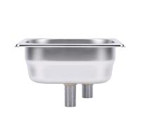 Bewinner Rinçage Automatique de Pichet, Lave-gobelet Haute Pression, Conception Intégrée en Acier Inoxydable pour un Usage Domestique et Commercial, Gain de Place et Gain de Temps (SILVER)