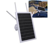Bewinner Routeur Modem 4G LTE D'Extérieur à énergie Solaire avec Emplacement pour Carte SIM, Routeur Wi-FI (US)