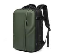 Bewinner Sac à Dos à Compression Sous Vide, Sac à Dos de Voyage Extensible de 19 Pouces avec Pompe USB Intégrée, Serrure Antivol en Tissu Oxford Imperméable pour les Voyages en école de (Vert OD)