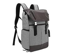 Bewinner Sac à Dos pour Appareil Photo Numérique avec Compartiment pour Ordinateur Portable, Sac de Photographie Rigide étanche pour Appareils Photo et Téléobjectif, étui de Grande capacité de 18,5