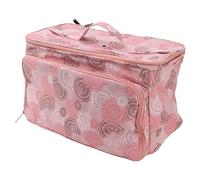 Bewinner Sac de Rangement au Crochet Imperméable et Durable avec Poches pour Aiguilles à Tricoter et Fils, Sac de Support à Tricot de Grande capacité pour une Organisation Soignée à la Maison