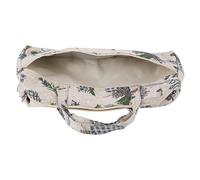 Bewinner Sac de Rangement en Coton et Lin Fait à la Main avec Motif Floral, Organiseur Polyvalent pour le Maquillage, les Aiguilles à Tricoter, l'artisanat, les Voyages et la Maison (Lin en coton)