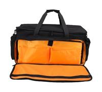 Bewinner Sac DJ de Grande capacité avec 6 Séparateurs Détachables, Sac de Câble DJ en EVA, Organisateur Anti-Rayures pour Table de Mixage, Platine Vinyle, Microphone, Ordinateur Portable, Casque - de