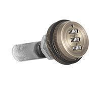 Bewinner Serrure à Mot de Passe à Code Mécanique à 3 Chiffres pour Armoire de Boîte aux Lettres, Alliage de Zinc, 1000 Combinaisons, Ruthénium Noir, Longueur de Filetage 20 Mm/0,79 Pouces (20MM)