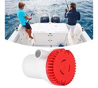 Bewinner SFBP1-G2000-01 Pompe de Cale Submersible 2000 GPH 12 V/24 V, Pompe de Bateau Marine Robuste avec Arbre en Acier Inoxydable, Crépine à Dégagement Rapide, Allumage et Protection Anti-sas