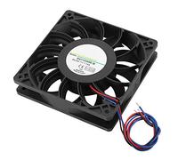 Bewinner SHLF1224KBE-36 Ventilateur de Refroidissement 120 Mm, DC24 V 1,14 A 4000 Tr/min avec Double Roulement à Billes, Débit d'air élevé 226,22 CFM pour Transmission de l'onduleur et Dissipation