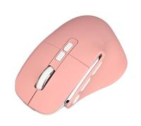 Bewinner Souris Ergonomique Verticale 2,4 G, Souris du Canal Carpien avec Adaptateur USB, Bouton Multifonction, Souris sans Fil Rechargeable pour Ordinateur (Pinkish)
