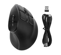 Bewinner Souris Ergonomique Verticale, BT sans Fil ou 2,4 G de Récepteur USB, 2400 Dpi Réglables, Souris Ordinateur Droit pour la Tablette de Bureau pour Ordinateur Portable