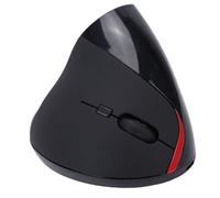 Bewinner Souris Ergonomique Verticale sans Fil 2,4 G, Rechargeable avec Suivi Optique 800/1200/1600 DPI, 6 Boutons pour Ordinateur Portable, PC de Bureau, Noire
