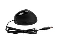 Bewinner Souris Verticale Ergonomique, Optique Filaire USB 6 Boutons Réglables 800/1200/1600 DPI, Prise en Main Confortable pour PC Portable, Travail de Bureau, Main Droite, Noir