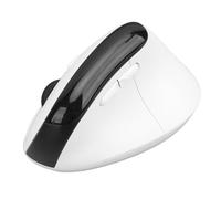 Bewinner Souris Verticale sans Fil, Conception Ergonomique Réduisant la Tension Musculaire, Haute sensibilité 4000DPI, Rechargeable pour Ordinateurs (White)