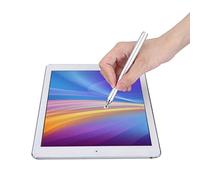 Bewinner Stylet pour écran Tactile Haute sensibilité, Stylet Actif de Remplacement pour Tablettes, Capacitif Universel Anti-Rayures pour Dessiner et écrire (Silver)