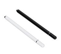 Bewinner Stylets pour Tablette et Téléphone, 2 Pièces Stylet pour écran Tactile Haute sensibilité avec Prise Confortable, Universel pour Les Appareils Tactiles Capacitifs (Noir Blanc)