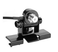 Bewinner Support d'antenne de voiture pour radio mobile de voiture - Clip de fixation pour couvercle de coffre/hayon/porte de voiture - Support d'antenne radio bidirectionnel + câble d'antenne de 5 m