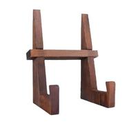 Bewinner Support d'assiette en Bois, Support de Cadre Photo de Style Rustique de 8,8 Pouces, Chevalet de Table Décoratif fabriqué à la Main pour l'affichage à la Maison ou au Bureau (Style rustique)