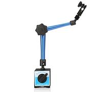 Bewinner Support de Base Magnétique Solide et Flexible de Précision pour Jauge d'indicateur de Test à Cadran, Aimant de 40 Kg avec Interrupteur Marche/arrêt, Base à Rainure en V pour Surfaces