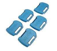 Bewinner Support de Batterie au Lithium 40 V, 5 Pièces, Support de Stockage avec Trous de Vis Fraisés, Boîtier de Batterie ABS pour Accessoires de d'outils électriques et Chargeurs Ménagers