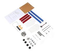 Bewinner Support de Boîtier pour Ordinateur ITX, Châssis en Alliage d'aluminium à Monter Soi-même pour la Dissipation de la Chaleur, Prend en Charge la Carte Mère ITX 17 X 17 Cm, Bloc (Bleu Rouge)