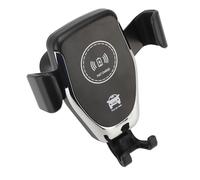 Bewinner Support de Chargeur sans Fil pour Voiture avec Support de Téléphone Automatique, Charge Rapide 15 W, Conception Rotative à 360 Degrés pour Grille d'aération, Comprend des Clips et Un