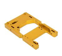 Bewinner Support de Montage de Servo de Direction en Métal pour Voiture Radiocommandée Système WPL 1:16 - Alliage d'aluminium, 5 Couleurs, Compatible avec Les Séries C14/C24/C34/MN (Gold)