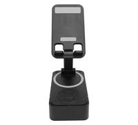 Bewinner Support de Téléphone Portable avec Haut-Parleur Bluetooth sans Fil, Base Antidérapante Rotative à 360 Degrés, Son Surround HD, Support de Téléphone Portable pour la Maison et