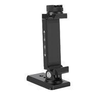 Bewinner Support de Trépied de Téléphone avec Sabot Froid Rotatif, Adaptateur de Montage pour Smartphone pour Diffusion Vidéo en Direct de Bureau, Support de Téléphone Portable Réglable 60-100 Mm,