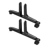 Bewinner Support d'écran de Séparation de Pièce Mobile, Support de Pieds de Séparation en Alliage d'aluminium Réglable en Largeur avec Roues, Paquet de 2 Supports de de Pièce pour 'écran, Forte