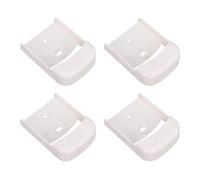 Bewinner Support Mural pour Télécommande, Lot de 4, Matériau ABS, Compatible avec les Télécommandes AC, TV et Haut-parleurs, Installation Facile, Idéal pour la Maison ou le Bureau