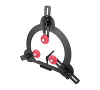 Bewinner Support Stable de Tour Réglable à 3 Points pour le Tournage du Bois Pivotant de 12 Pouces - Cadre en Acier avec Rouleaux Recouverts de Caoutchouc, Plage de Serrage de 1/2 à 7 3/4 Pouces,