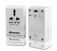 Bewinner SW S12 Transformateur Double Tension 100 W, Convertisseur de Puissance 110 V à 220 V et Adaptateur de Voyage, Montée/Descente pour Petits Appareils à L'étranger (Compact, 50 W (Prise UE)