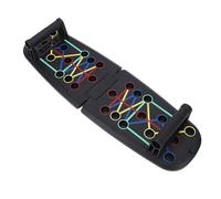 Bewinner Système de Barre de Poussée, Planche D'entraînement Multi-prise Portable pour Débutants et Amateurs de Fitness, Conception Compacte avec 12 Modes (Planche à pompes avec poignées)