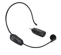 Bewinner Système de Microphone Fil 2,4 G, émetteur et Récepteur Portables, Portée de 40 M, Couplage Automatique pour l'enseignement, Guide Touristique, Conférence, Discours