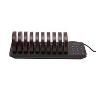 Bewinner Système de Téléavertisseur de Restaurant 10 Téléavertisseurs, Système D'appel Fil avec Station de, Clavier, Sonnerie à Distance Sociale, Longue Distance de 300 M