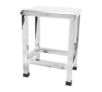 Bewinner Tabourets Robustes en Acier Inoxydable, Structure Renforcée de 1102 LBS, Tabouret en Métal pour Jardin, Balcon, Salon, Utilisation au Bar Extérieur, 18,1x13,4x10,2 Pouces