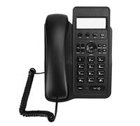 Bewinner Téléphone Suspendu, Lignes de Téléphone Brillant pour Le Bureau pour Mur (Black)