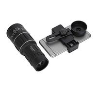 Bewinner Télescope monoculaire avec Zoom 16x HD - Étanche et antibuée, Portable et à Utiliser - avec Un Support pour téléphone Portable, Permet de Prendre des Photos Plus