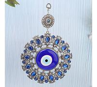 Bewinner Tenture Murale Turque Contre Le Mauvais œil - Amulette en Verre Bleu pour la Décoration de la Maison, Pendentif de Protection, Porte-Bonheur, Cadeau de Pendaison de Crémaillère