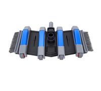 Bewinner Tête d'aspirateur de Piscine Robuste de 14 Pouces - Tête de Nettoyage de Piscine avec Brosses Inférieures et Latérales, Roues Pivotantes pour Piscines Creusées Hors Sol, Ajustement
