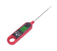 Bewinner Thermomètre à Viande Numérique pour la Cuisson - Thermomètre Alimentaire à Lecture Instantanée étanche IPX6 avec Rétroéclairage, Verrouillage et Calibrage, Sonde en Acier Inoxydable pour