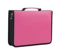 Bewinner Trousse à Crayons de Grande capacité avec 150 Emplacements, Sac à Stylos en Cuir PU et Tissu à Fermeture éclair pour Fournitures Artistiques, Crayons de Couleur, Croquis (Rose Rouge)