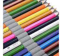 Bewinner Trousse à Crayons de Grande capacité avec 150 Emplacements, Sac à Stylos en Cuir PU et Tissu à Fermeture éclair pour Fournitures Artistiques, Crayons de Couleur, Croquis (Pink)
