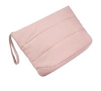 Bewinner Trousse de Maquillage Gonflée pour Femme, Organisateur de Cosmétiques en Nylon Imperméable, Trousse de Toilette de Voyage Spacieuse avec Double Fermeture éclair, Bleue Mignonne Portable