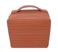 Bewinner Trousse de Maquillage Pliable Imperméable de Grande capacité, Rangement organisé pour Voyage, Trousse de Toilette Cosmétique pour Voyages d'affaires et Séances de Gym (Brown)