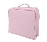 Bewinner Trousse de Maquillage sur Pied, Résistante à l'eau, Organiseur de Toilette Pliable et Portable pour Brosse de Voyage, Rose Poussiéreux