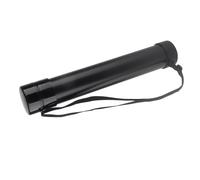 Bewinner Tube de Rangement pour Dessin Tube de Peinture de Collection Télescopique Extra-épais Noir 51,5-86,5 Cm d'affiche Réglable pour Plans Cartes Illustrations Couverture Ronde étanche