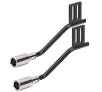 Bewinner Tuyau D'échappement RC pour SCX10 1/10, Simulation Métal | Tuyau de ventilation simulé en métal, réplique de voiture réelle à l\'échelle, décoration de mise à niveau de chenille RC,