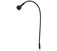 Bewinner USB LED Light Lamp pour clavier d'ordinateur PC portable 1W Long flexible cou lampe de table USB lampe portable USB LED lampes, bon pour l'étude de nuit(noir2)