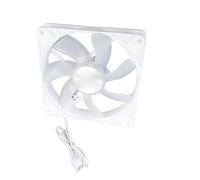 Bewinner Ventilateur ARGB PWM, Roulement à Lévitation Magnétique MFDB, Conception à 7 Pales, Fonctionnement Silencieux, Ventilateur de Boîtier en ABS Blanc 140 Mm avec Contrôleur ARGB,