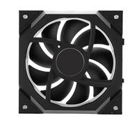 Bewinner Ventilateur de Boîtier ARGB 120 Mm |Conception à 9 Pales, éclairage Personnalisable, Contrôle de Vitesse PWM et Système Anti-vibration pour un Refroidissement (Ventilateur à flux d'air